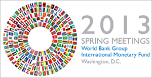 WB/IMF 2013 Spring meetings logo